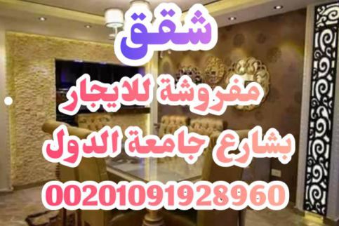 شقة للإيجار فى العجوزة - الجيزة