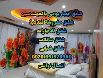 شقة للإيجار فى العجوزة - الجيزة